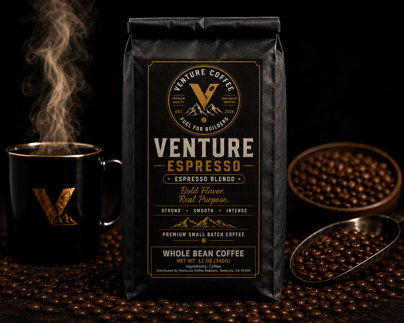 Venture Espresso Whole Bean Coffee